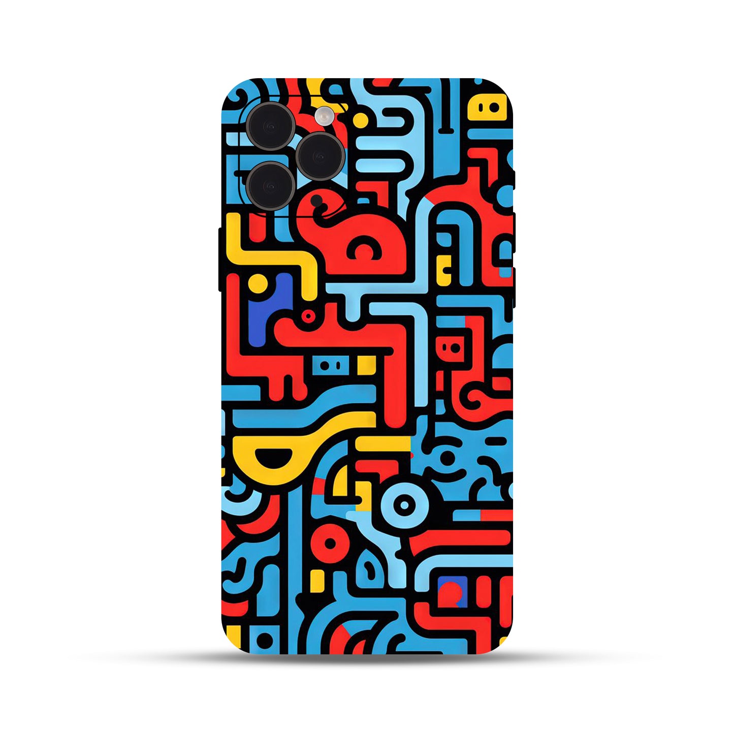 Retro Circuit Abstract Wrap