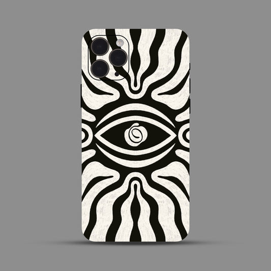 Monochrome Eye Abstract Wrap
